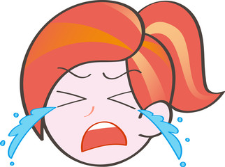 女性　顔　表情