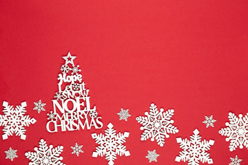 Christmas tree, Noel wish, spruce of the letters..