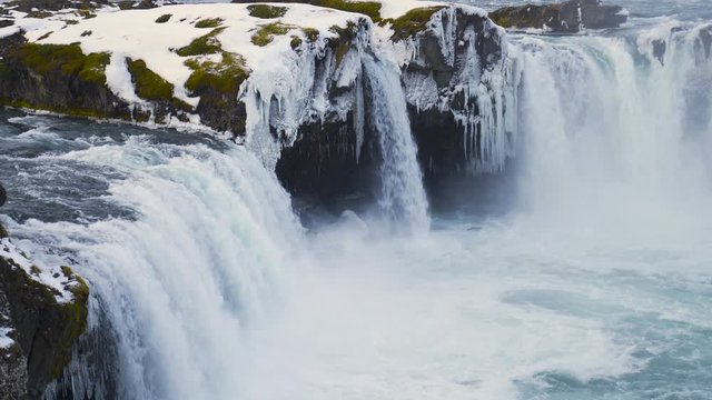 Waterfall Nature landscape in Iceland