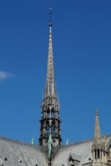 Vierungsturm der Kathedrale Notre-Dame in Paris - VOR dem Großbrand