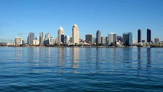 San Diego skyline as seen from the Coronado Island