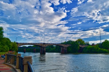 bridge over the river