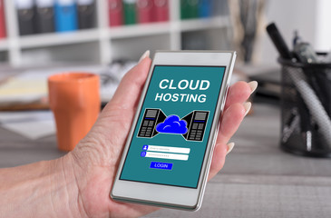 Hosting concept on a smartphone
