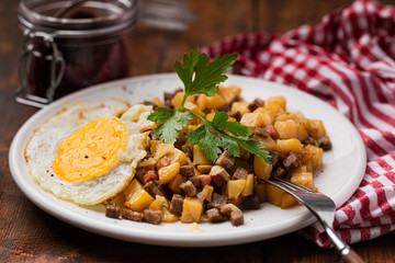Pyttipanna hash traditional Swedish food