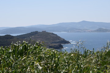 Sea landscape in A Coruña, Galicia, Spain