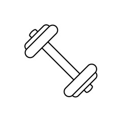 barbell icon design vector. Modern style