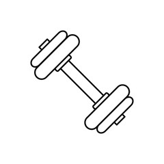 barbell icon design vector. Modern style