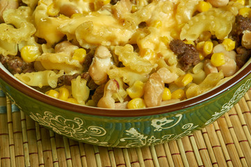 Creamy Cheesy Taco Pasta Bake