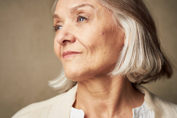 portrait of senior woman