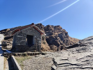 house in the mountains