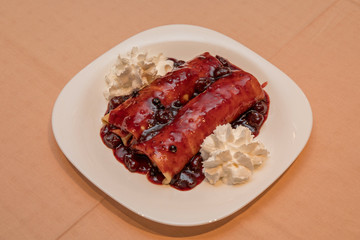 Two Pancakes Dessert