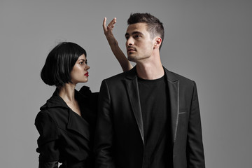 Cheerful young couple 