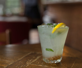 Mojito on Restaurant Table