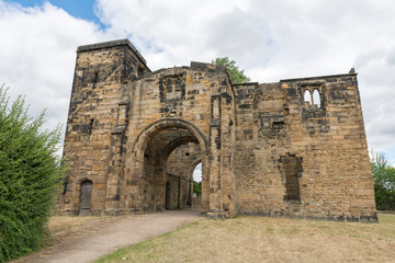 Fototapeta na wymiar Monk Bretton Priory Gate House in Barnsley, South Yorkshire, England