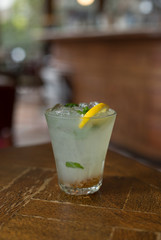 Mojito on Restaurant Table
