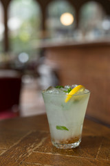 Mojito on Restaurant Table