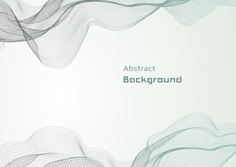 Bright business background with abstract lines.