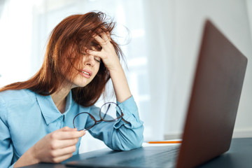 young woman in office