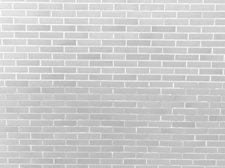 White brick wall. Grunge background. 