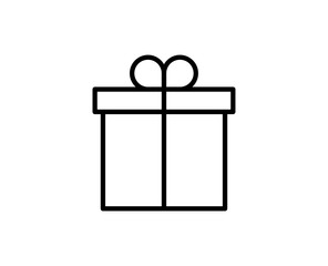 Gift line icon
