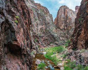 North Kaibab Trail - The Box - Bright Angel Creek - Grand canyon National Park 