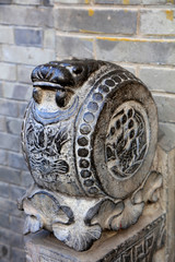 ancient China drum shaped bearing stone