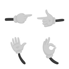 Isolated object of pose and comical icon. Collection of pose and animation stock symbol for web.