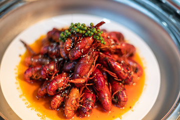 Chinese crayfish dish