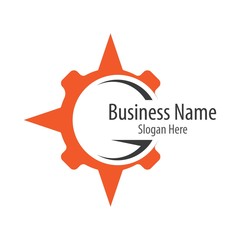 Compass logo vector icon