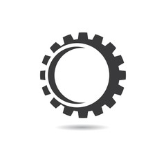 Gear logo vector icon