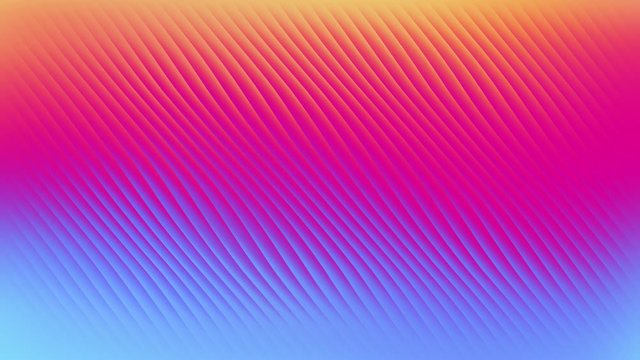 Abstract striped 3d horizontal gradient texture waving flow futuristic colorful background