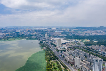 Nanjing City, Jiangsu Province, urban construction landscape