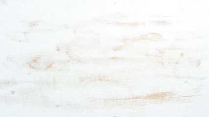 White texture wooden background. Top view. Free space for your text.