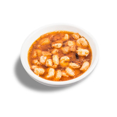 Spanish Garlic Shrimp Tapas plenty of olive oil