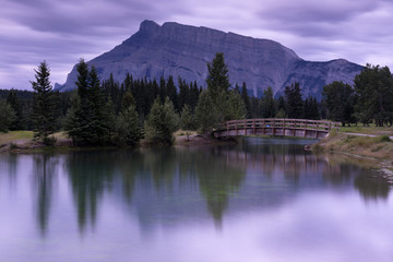 Cascade Ponds with Mount Rundle, Banff National Park, Alberta, Canada