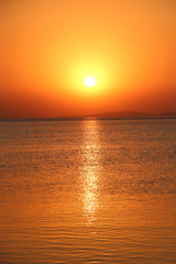 Dawn above sea. Beautiful summer Dawn above ocean