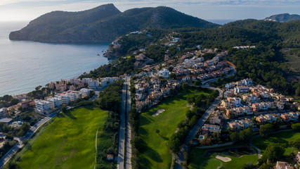 Golf course in Peguera Majorca Spain