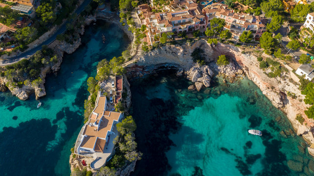 the Bay of Cala Fornells, Mallorca Spain