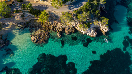 the Bay of Cala Fornells, Mallorca Spain