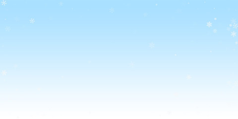 Obraz premium Sparse snowfall Christmas background. Subtle flyin