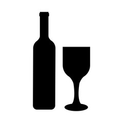 Alcohol icon. Pictogram for website or mobile app. Vector stock illustration eps10