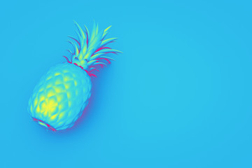 minimalist abstract background with trendy color Pineapple