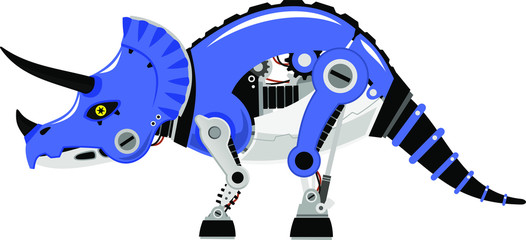 robot triceratops