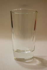 Shot glasses for vodka. Isolated on white background.