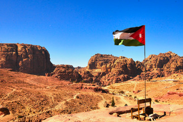 Petra Jordan flag 2019