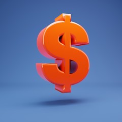 Lush Lava 3d dollar symbol