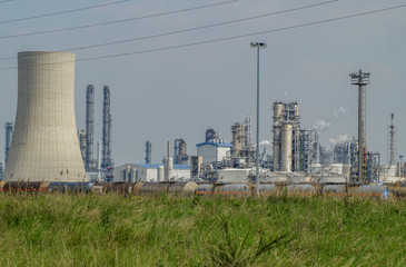 power plant and industrial complex