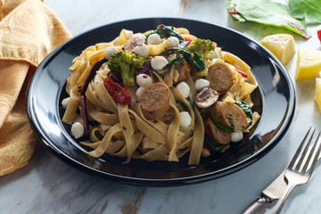 Italian Sausage Pasta Primavera
