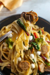 Italian Sausage Pasta Primavera
