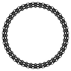 Rounded frame simple black white stamp put text decor vintage theme simple single. Part Art web sign lace icon style copy space blank empty card label badge Kite rays oval wave curl shape swirl lines